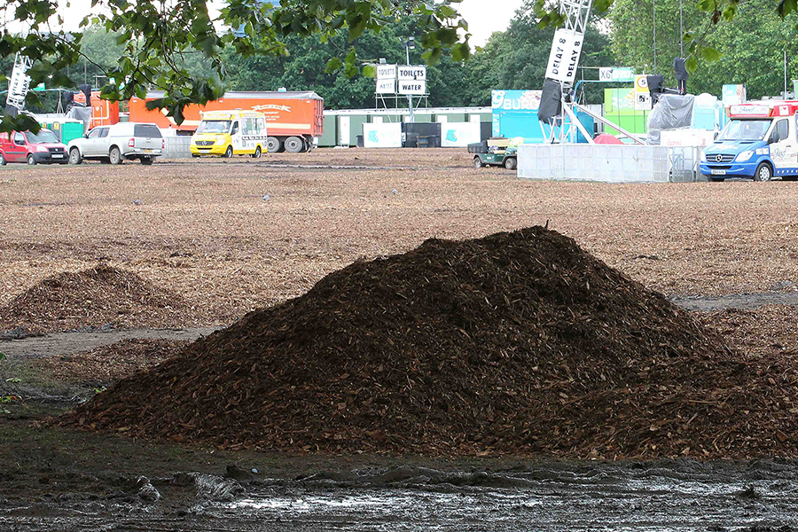 Festival woodchip