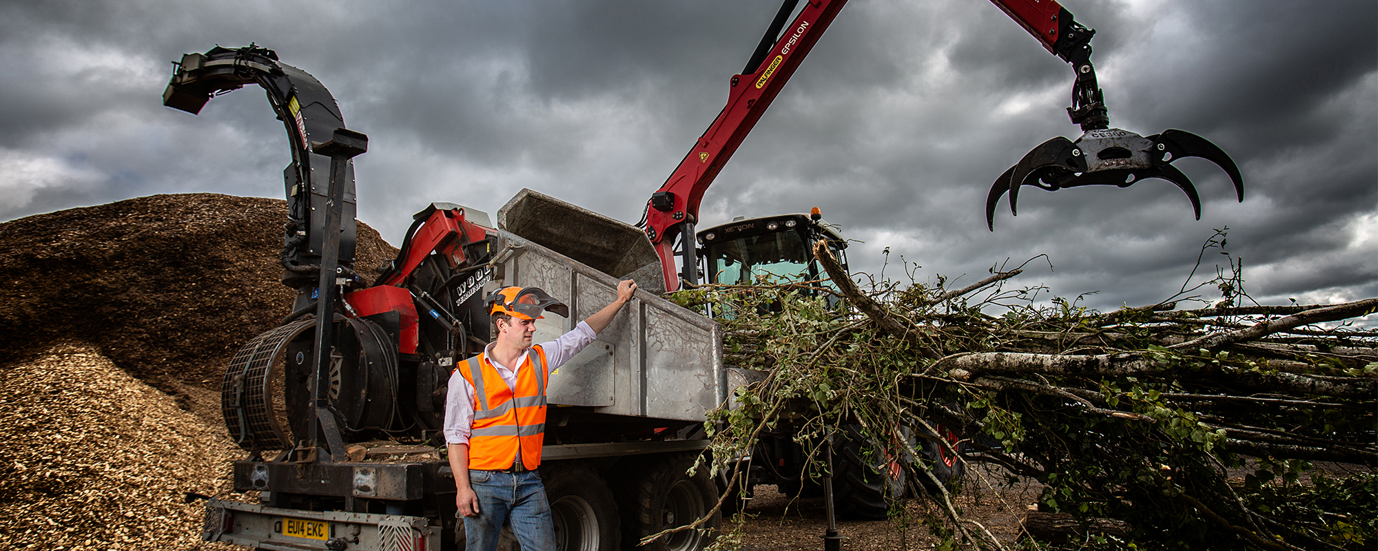 Contract wood chipping