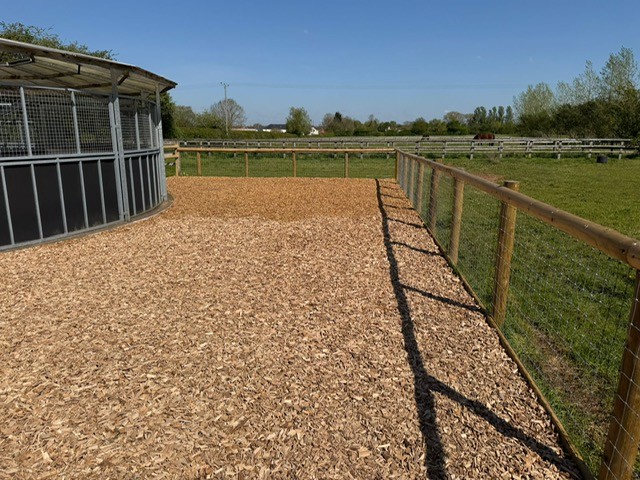 Woodchip for Equestrian Turnout